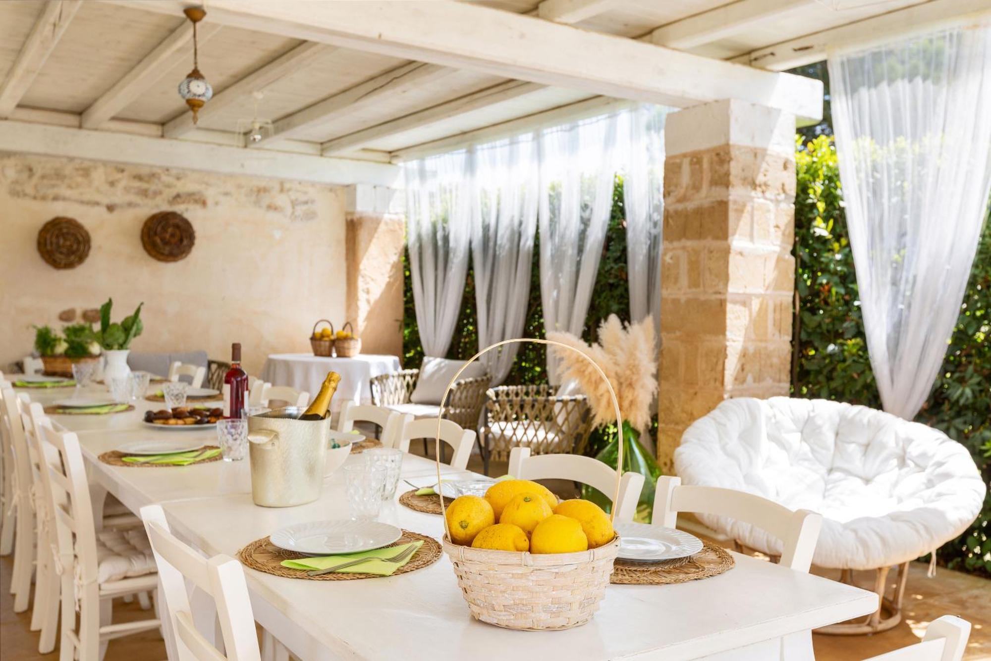 Masseria Li Capperi By Perle Di Puglia Alezio Exteriör bild